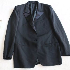 Ermenegildo Zegna Black Mohair Trophy Tuxedo Coat